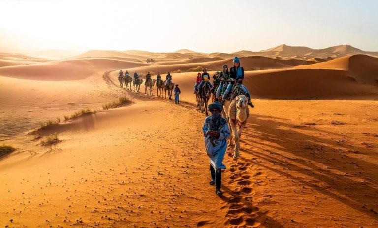 السياحة في صحراء المغرب للسعوديين بين مرزوكة وعرق الشبي