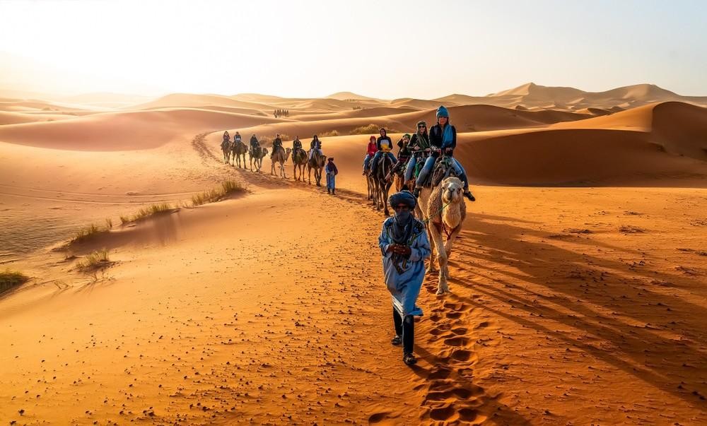 السياحة في صحراء المغرب للسعوديين بين مرزوكة وعرق الشبي